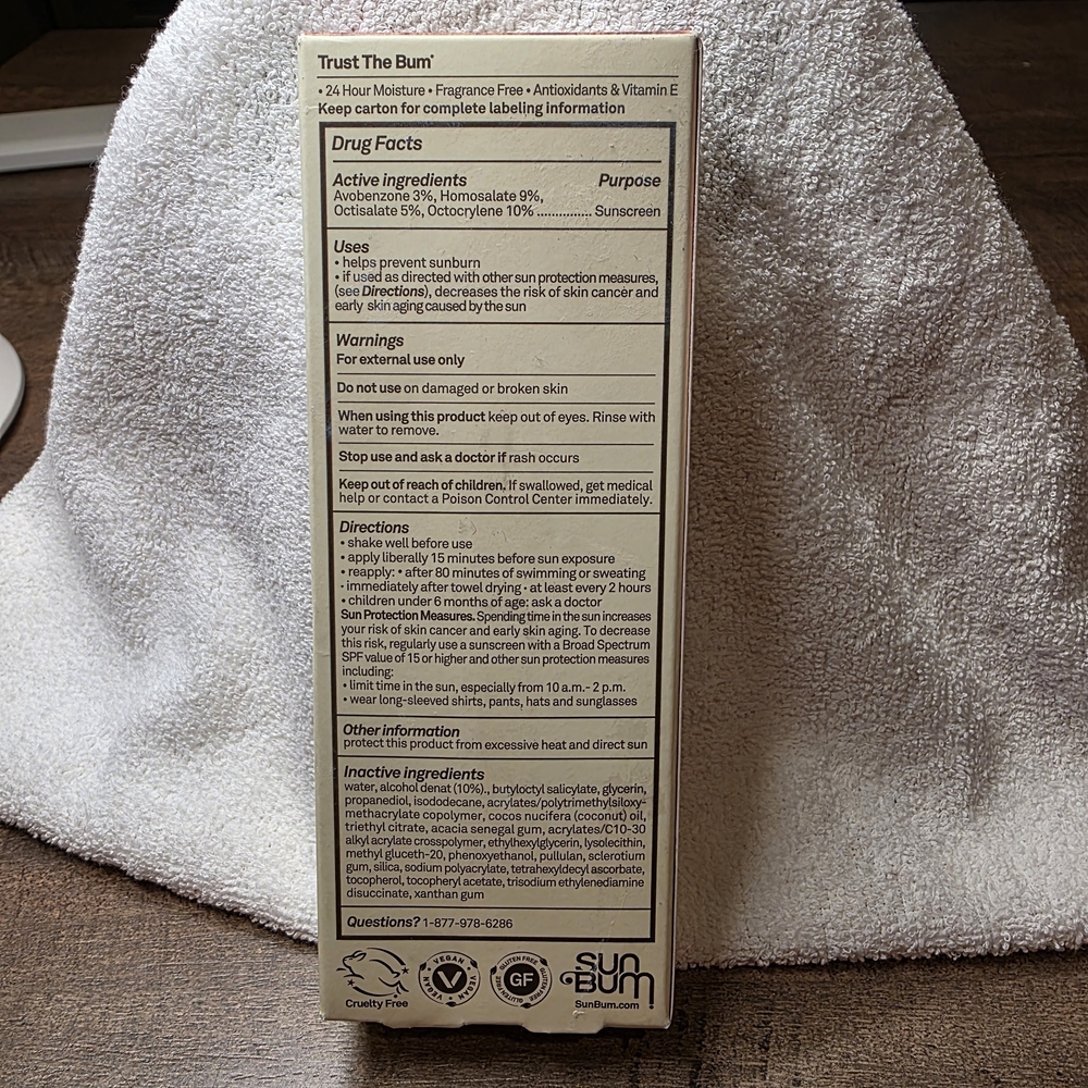 Sun Bum Daily Face Liquid Sunscreen Moisturizer SPF 50 - Cream - Picture 2 of 2